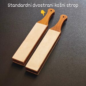Dvostrani kožni strop za stropovanje i dooštravanje sečiva