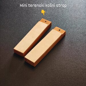 Mini terenski kožni strop za oštrenje i održavanje oštrine noževa.