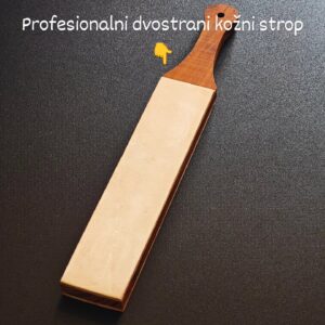 Profesionalni dvostrani kožni strop za stropovanje i dooštravanje sečiva.